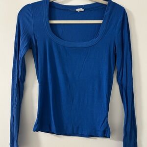 Cotton On Royal Blue Long Sleeve Top